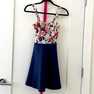 Floral mini dress